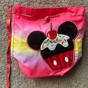 Mickey Mouse Cupcake Drawstring Bag